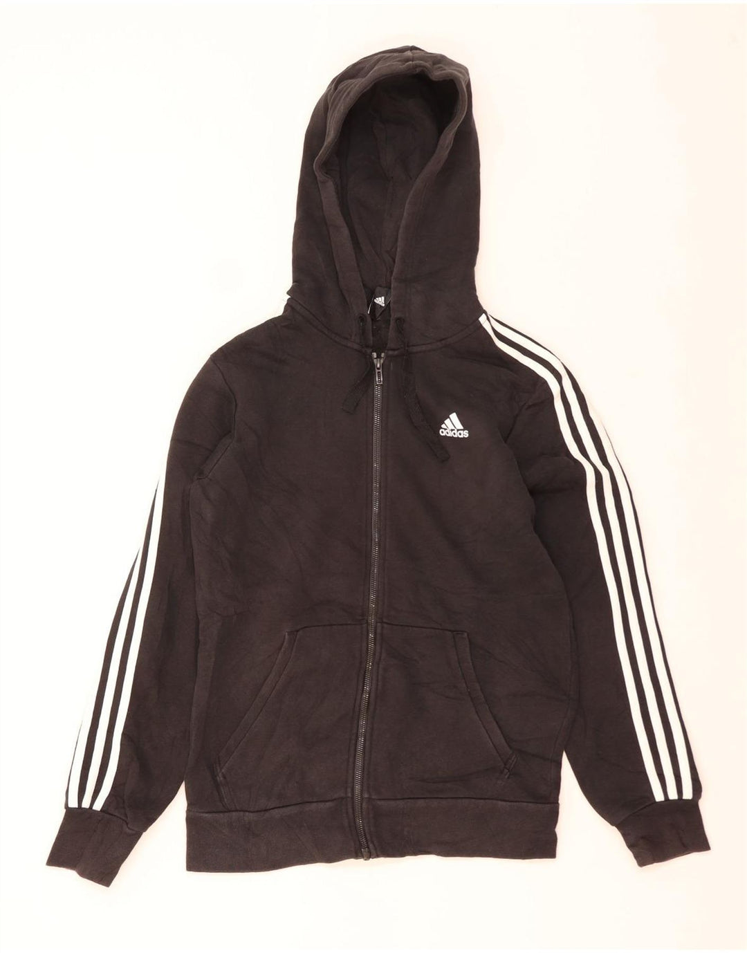 Adidas Dame Hættetrøje Sweater UK 14 Medium Sort
