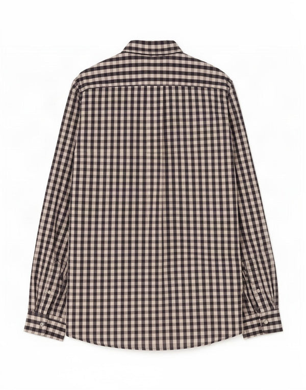 Jack Wills Herre Classic Fit skjorte Large Navy Blue Gingham Cotton