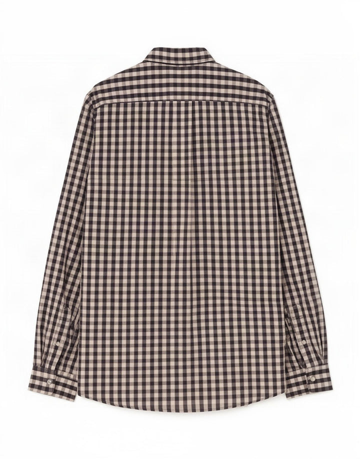 Jack Wills Herre Classic Fit skjorte Large Navy Blue Gingham Cotton