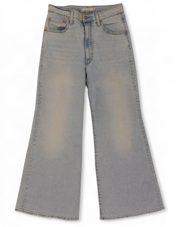 Levi's Dame Ribcage Bell High Rise Flared Jeans W30 L30 Blå