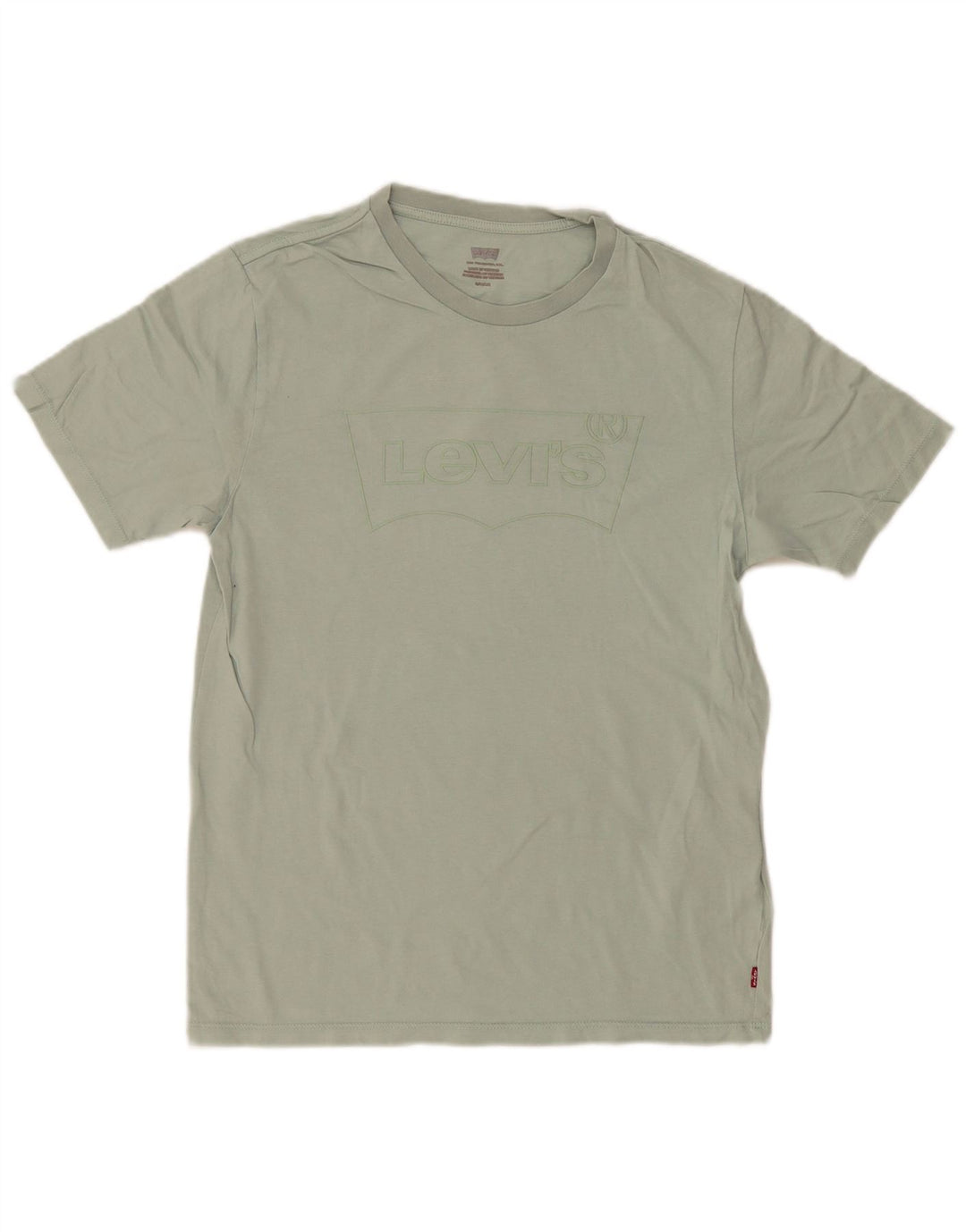 Levi's Dame Grafisk T-Shirt Top UK 10 Small Khaki