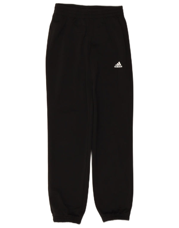 ADIDAS Boys Primegreen Tracksuit Bukser Joggers 9-10 år Sort