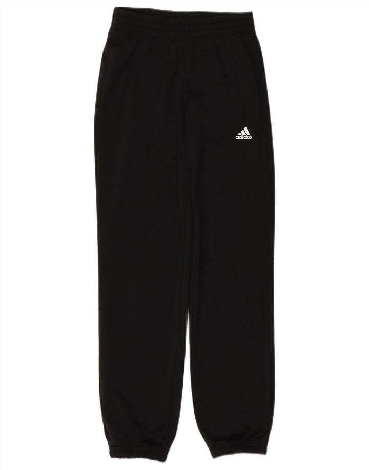 ADIDAS Boys Primegreen Tracksuit Bukser Joggers 9-10 år Sort