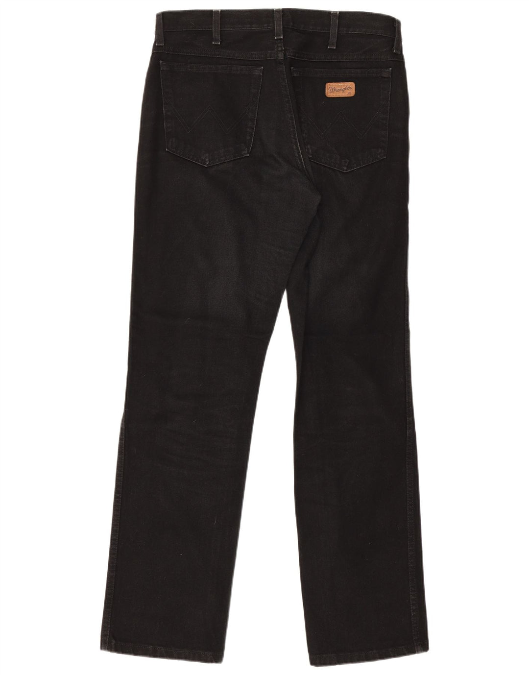 Wrangler Texas Straight Jeans til kvinder W33 L32 Sort bomuld