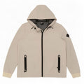 Superdry Regnjakke med hætte til kvinder UK 12 Medium White Polyester