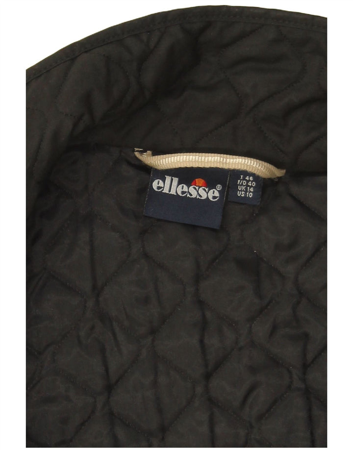 Ellesse Dame Quiltet Jakke UK 14 Large Sort
