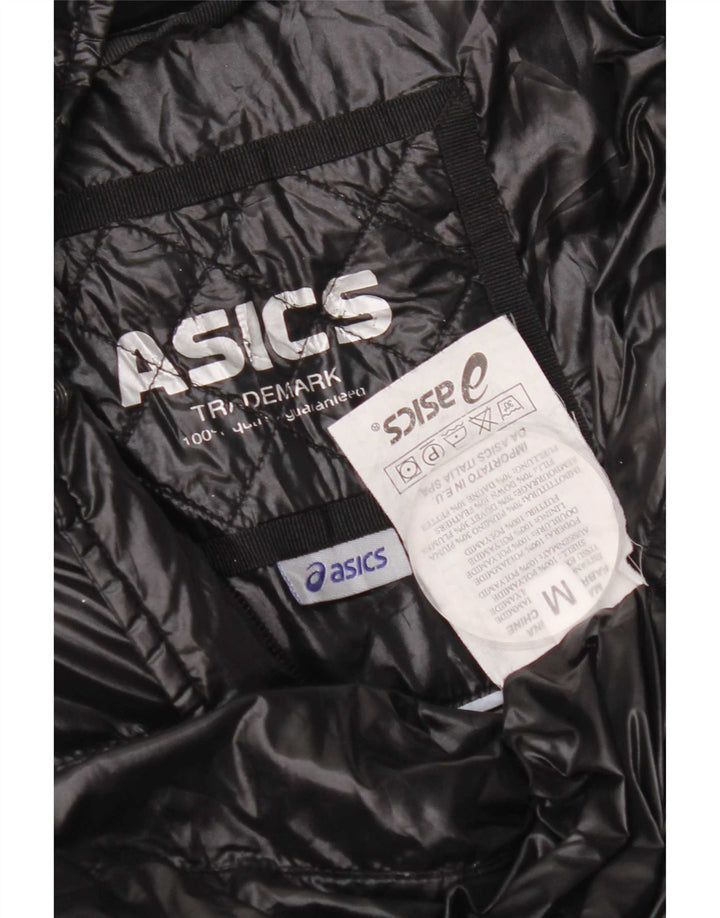 Asics Dame Polstret Frakke UK 14 Medium Sort Nylon