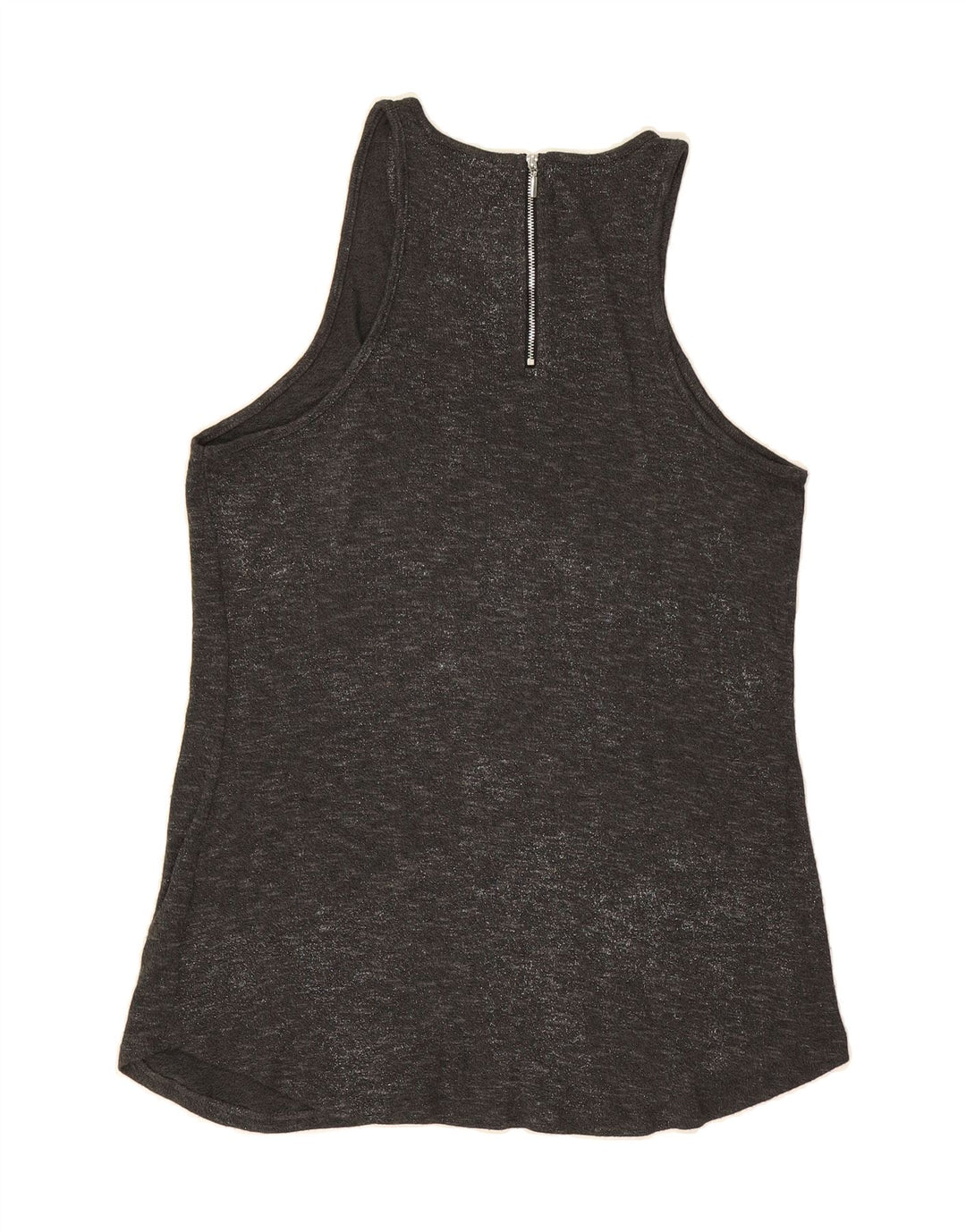 MOSSIMO Womens Vest Top UK 12 Medium Grey Flecked Rayon Vintage Mossimo and Second-Hand Mossimo from Messina Hembry 