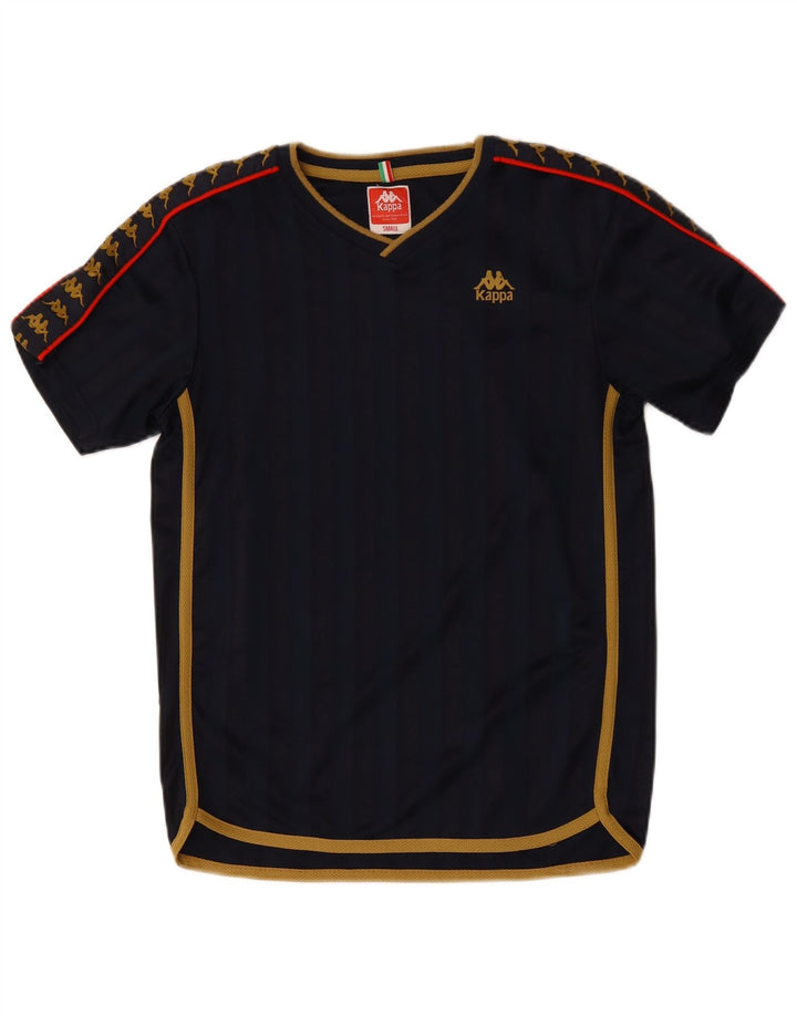 Kappa Herre grafisk T-shirt Top Lille marineblå polyester