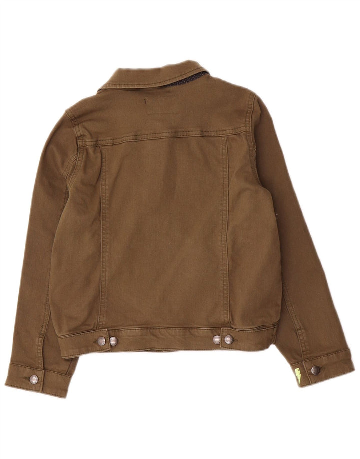 Joules drenge denimjakke 8-9 år Khaki Bomuld