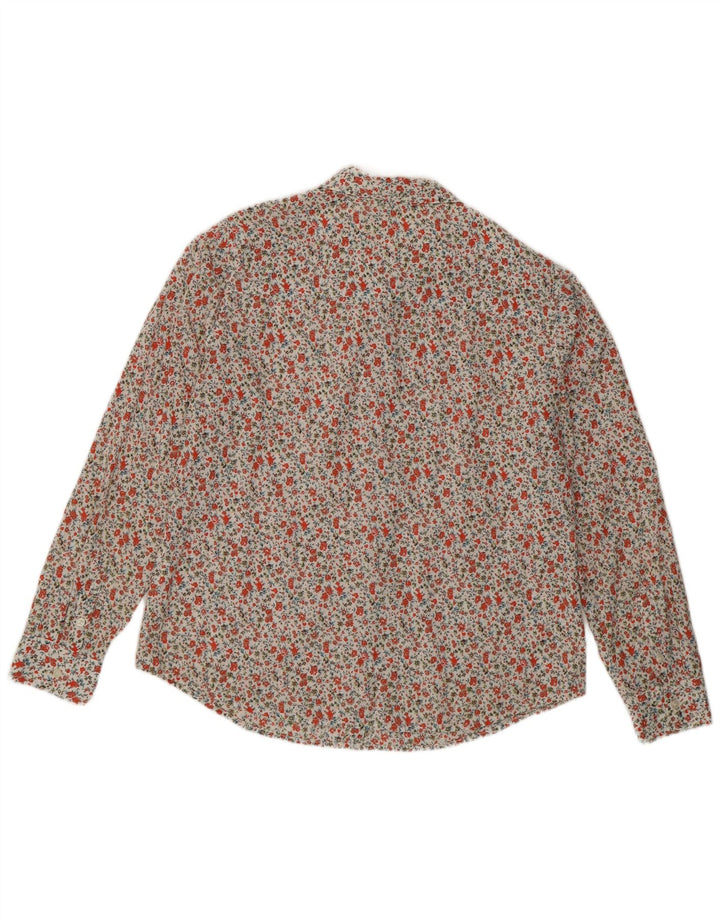 Benetton Womens Shirt UK 16 Large Multicolored Floral
