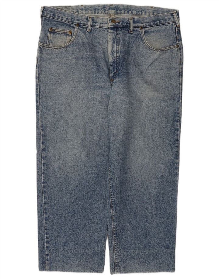 Lee Straight Jeans til mænd W42 L26 blå bomuld