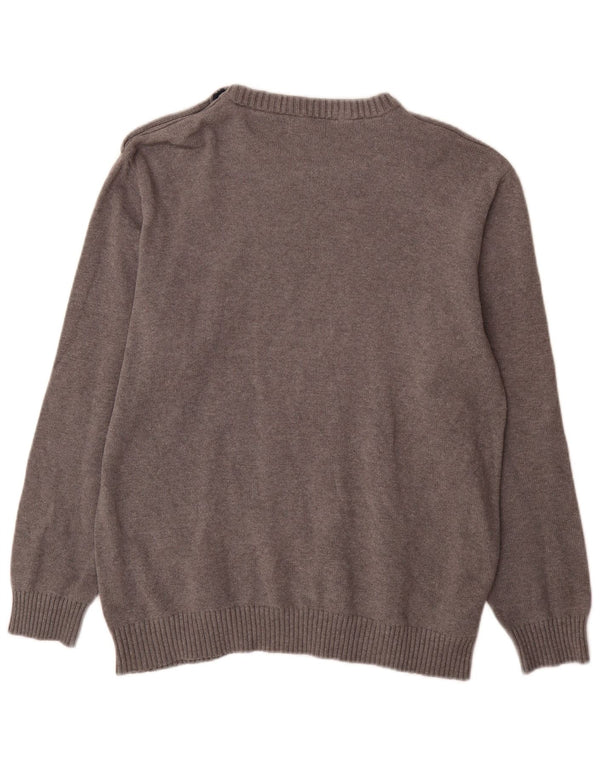 Jack & Jones Herre Boat Neck Jumper Sweater 2XL Grå Bomuld