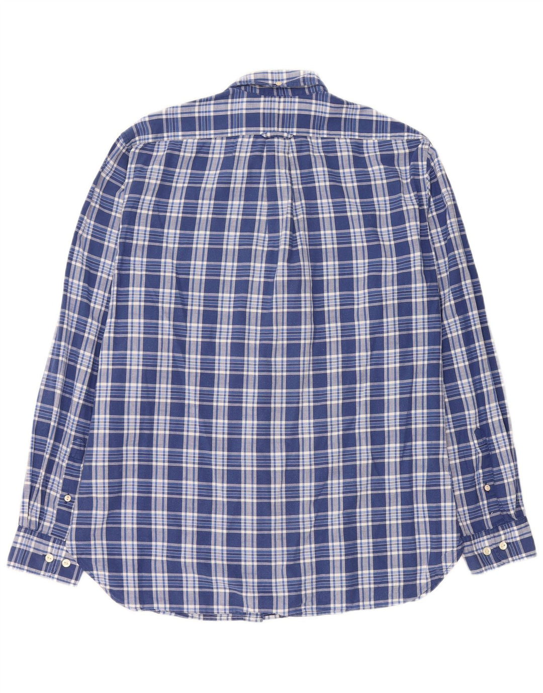 GANT Herre Regular Fit skjorte Medium blå ternet bomuld