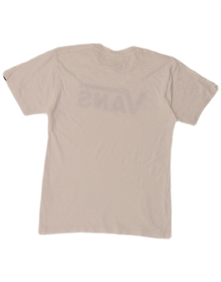 Vans Herre Classic Fit Grafisk T-Shirt Top Lille Hvid