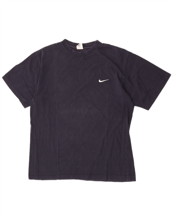 Nike T-shirt top til mænd XL marineblå bomuld