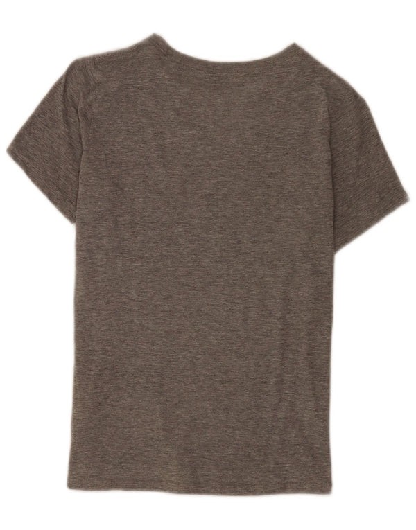 Nike Boys Athletic Fit Grafisk T-Shirt Top 9-10 år Medium Grå Flecked