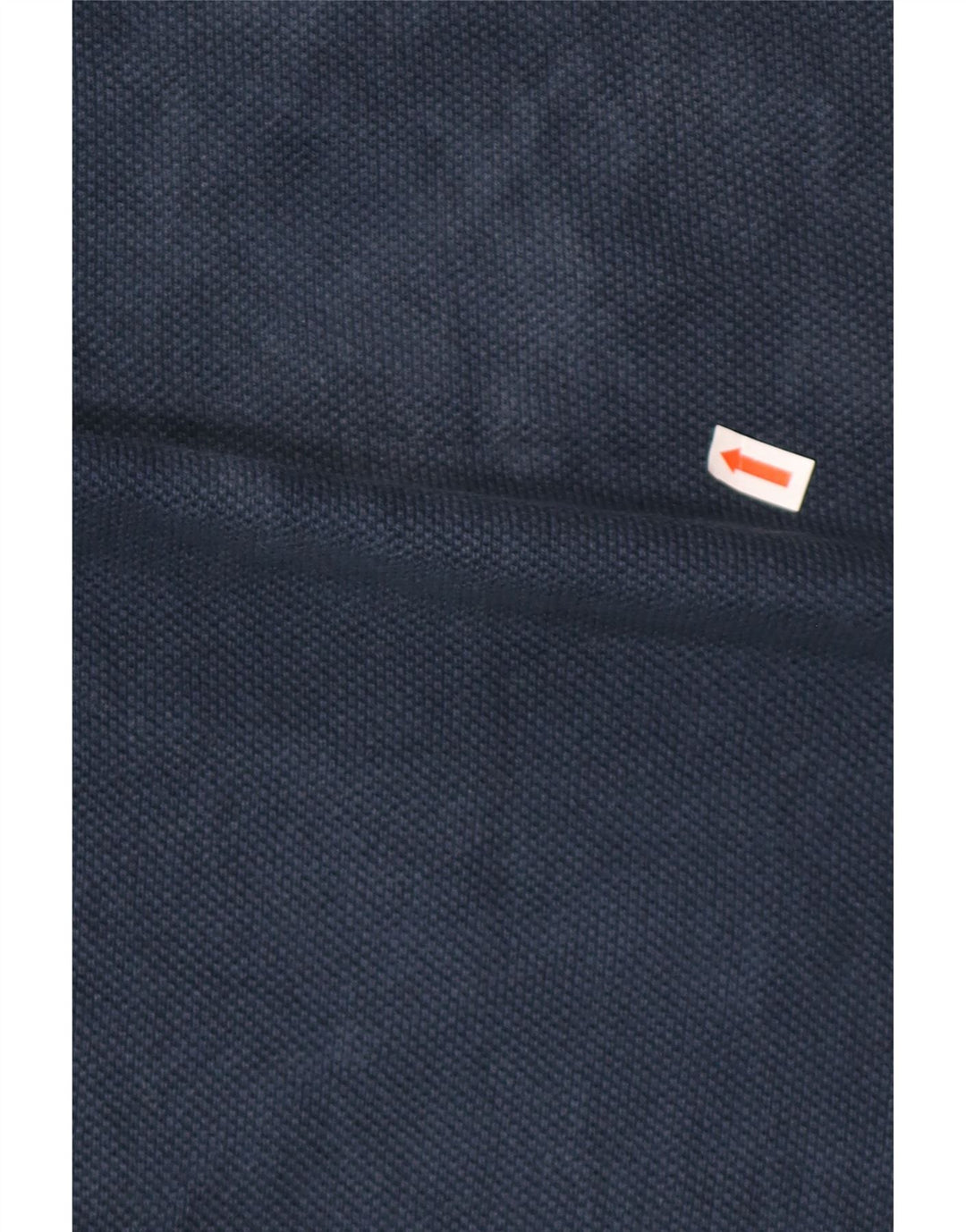 Zara Herre Kortærmet Polo Neck Jumper Sweater Medium Navy Blue