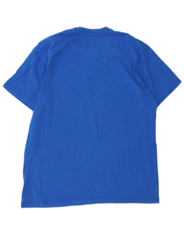 Nike Herre Standard Fit Grafisk T-Shirt Top UK 46/48 XL Blå Bomuld