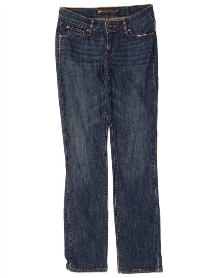 LEVI'S Mens Demi Curve Straight Bootcut Jeans W25 L32 Blue Cotton