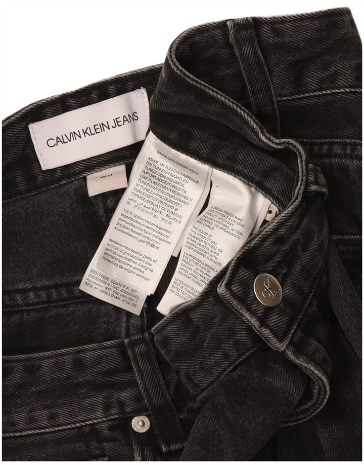 Calvin Klein Straight Jeans til mænd W31 L27 sort bomuld