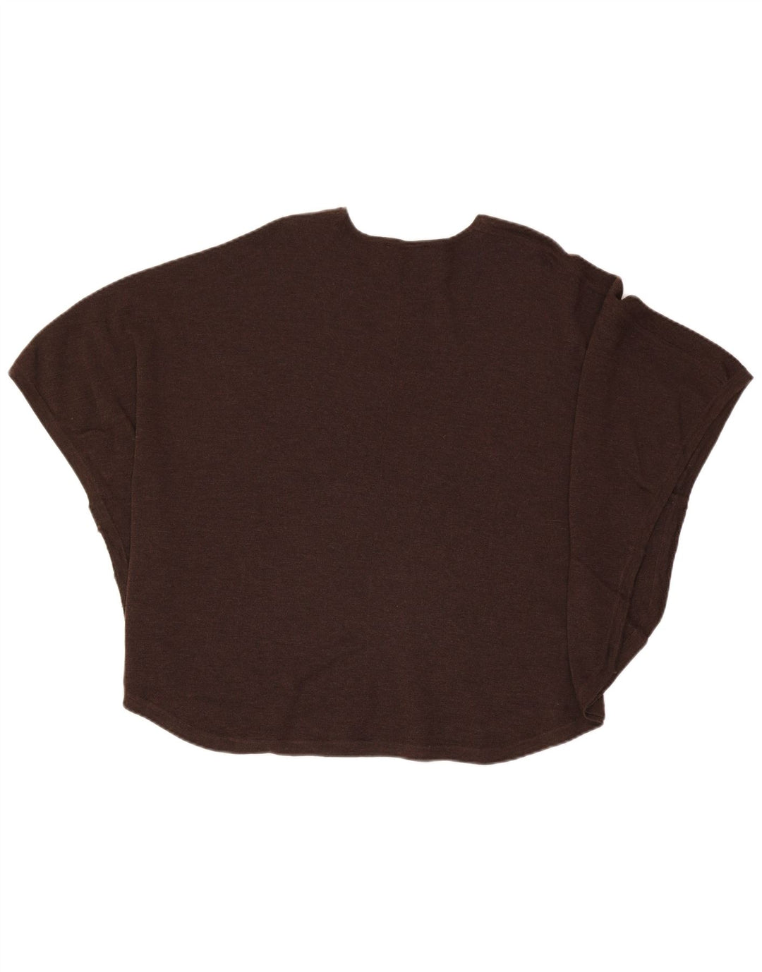 Peter Hahn Dame Poncho Jumper UK 14 Medium Brun