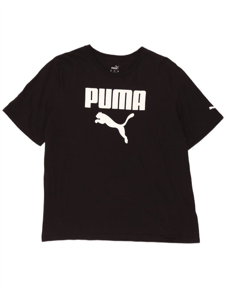 PUMA Herre grafisk T-shirt top 2XL sort bomuld