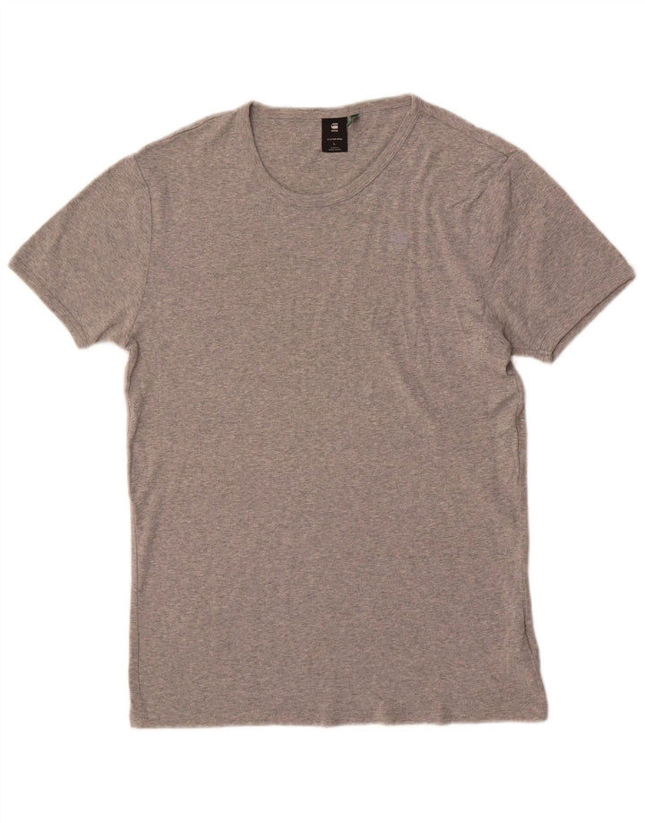 G-Star Herre T-Shirt Top Stor Grå Flecked Bomuld
