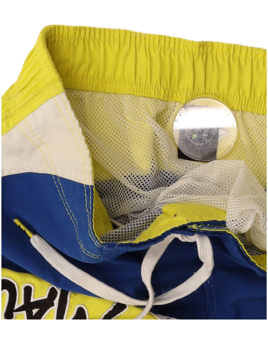 MAUI AND SONS Grafiske badeshorts til mænd Medium Blue Colourblock