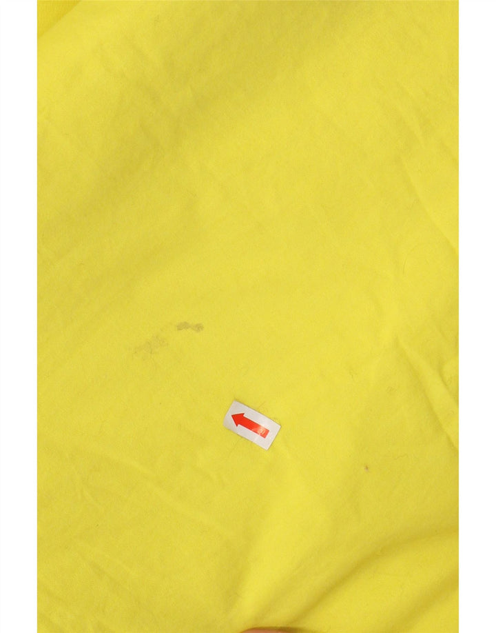 SERGIO TACCHINI Herre grafisk hætte skijakke IT 54 2XL gul bomuld