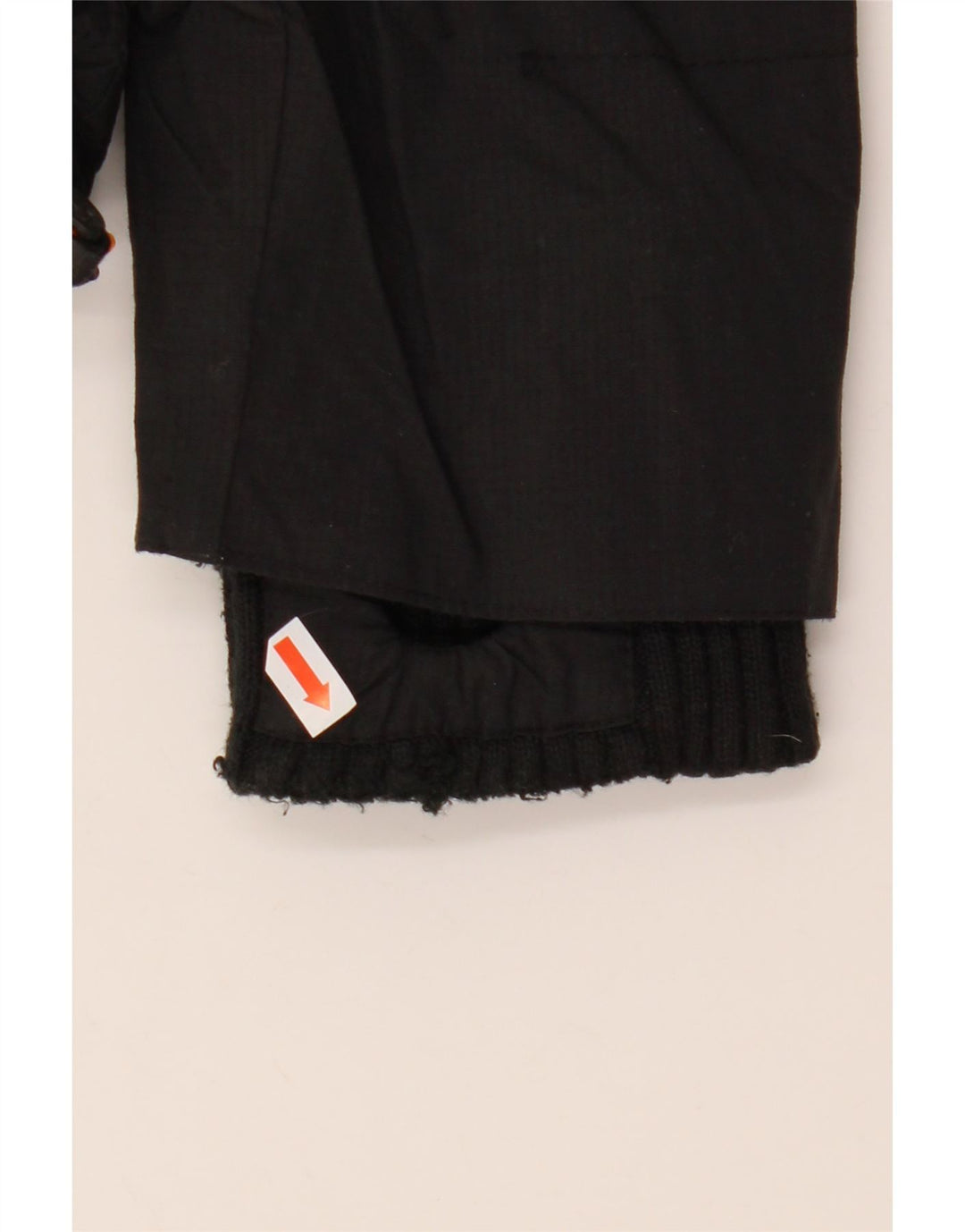 SUPERDRY Dame Windbreaker Jacket UK 16 Stor Sort Nylon