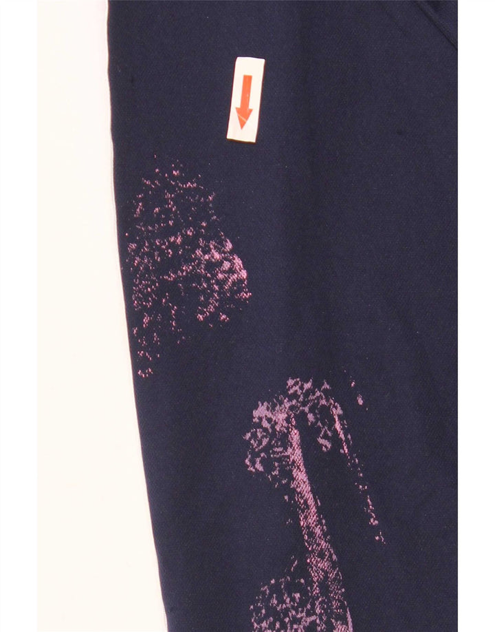 Puma Herre grafisk T-shirt Top Lille marineblå Colourblock Polyester