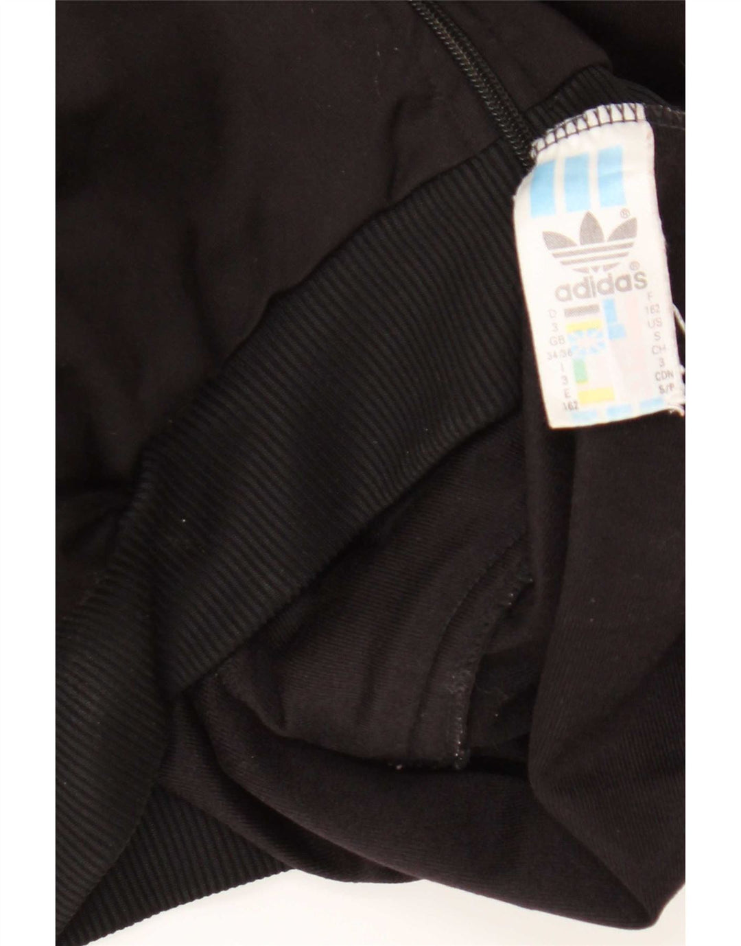 Adidas Træningsdragt til mænd Topjakke UK 34/36 Lille sort polyester