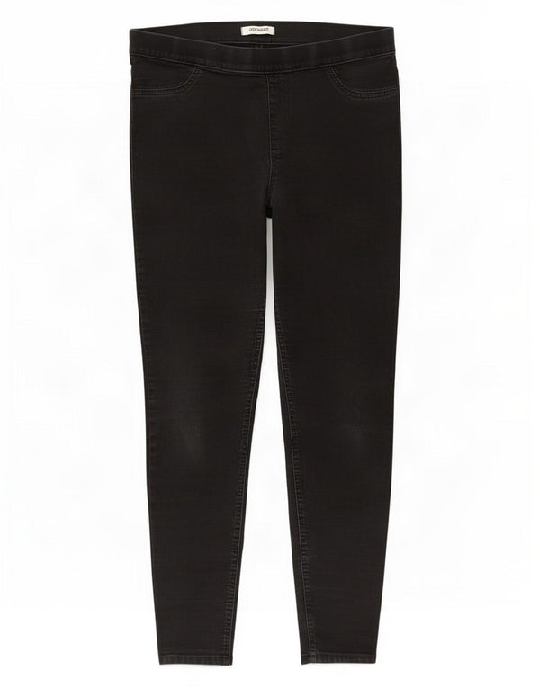 Marks & Spencer Womens Jegging Jeans UK 16 Large W34 L26 Black Cotton