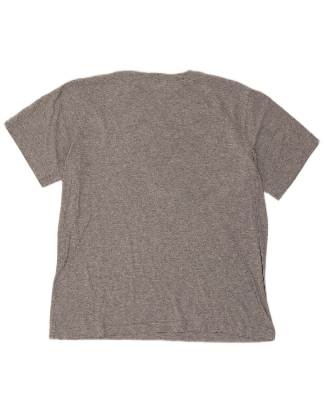 Nike herre T-shirt top mellemgrå flækket