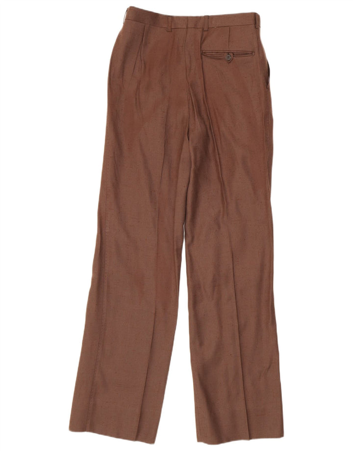 Robin's Herre Pegged Suit Bukser IT 48 Medium W30 L32 Brun Viscose