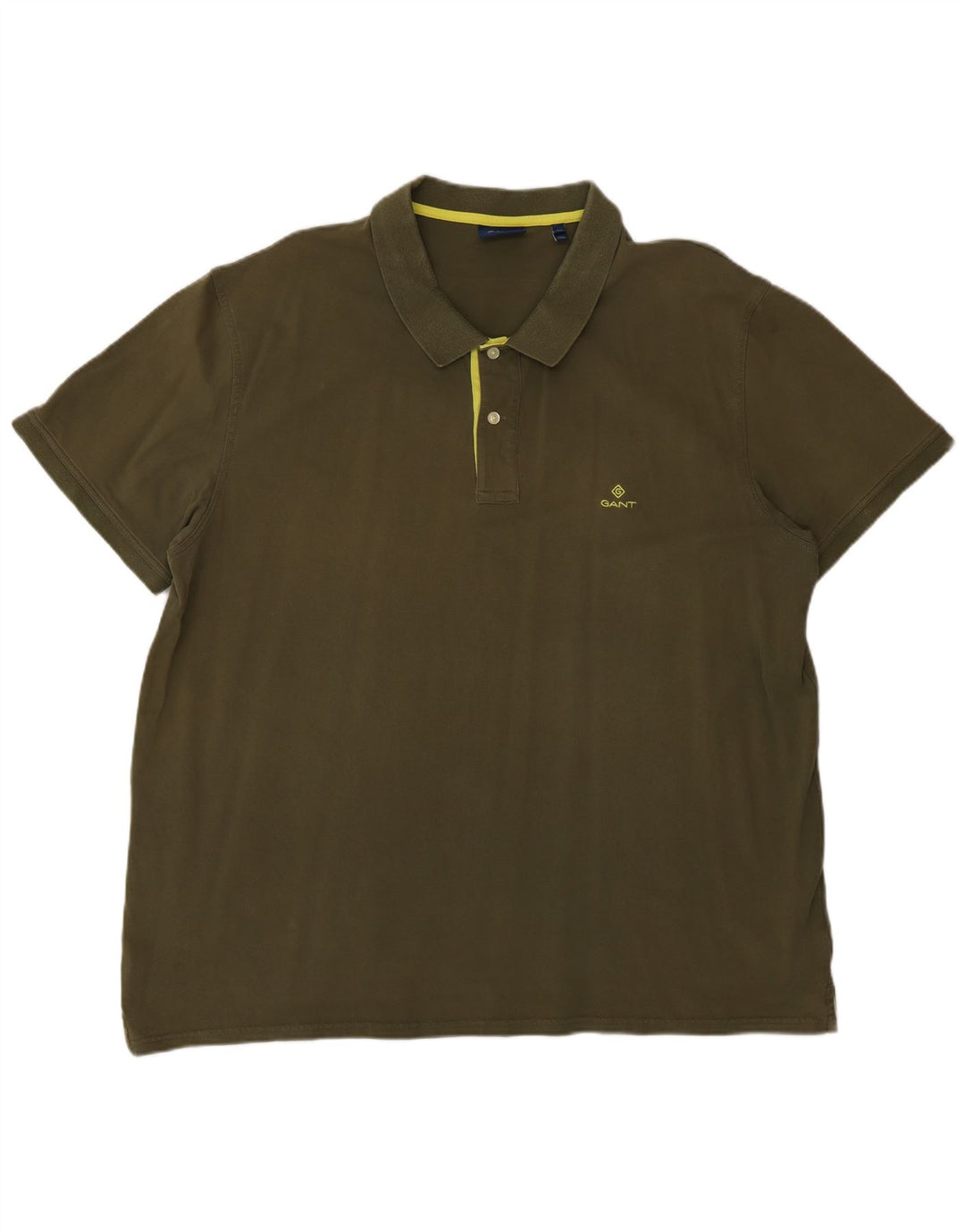 Gant Polo Shirt til mænd 4XL Khaki Bomuld