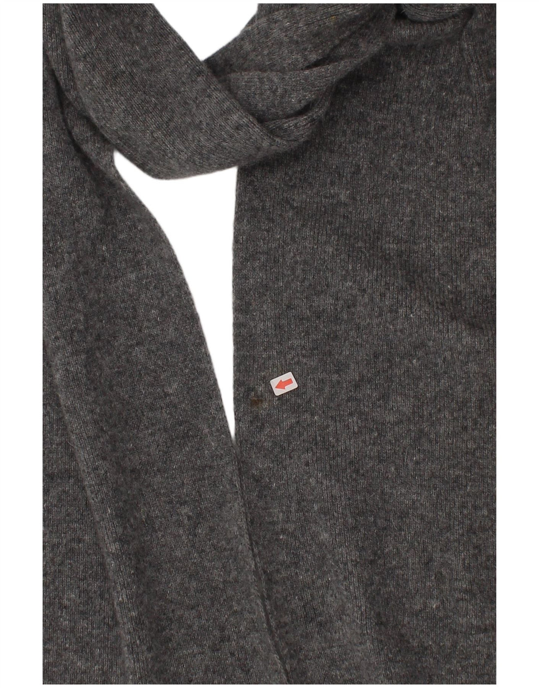 Benetton Rektangel Tørklæde til mænd One Size Grå Klassisk