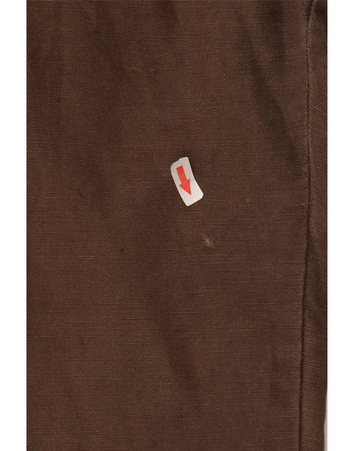Gap Herre Regular Loose Fit Bermuda Shorts Medium W32 Brown Linen