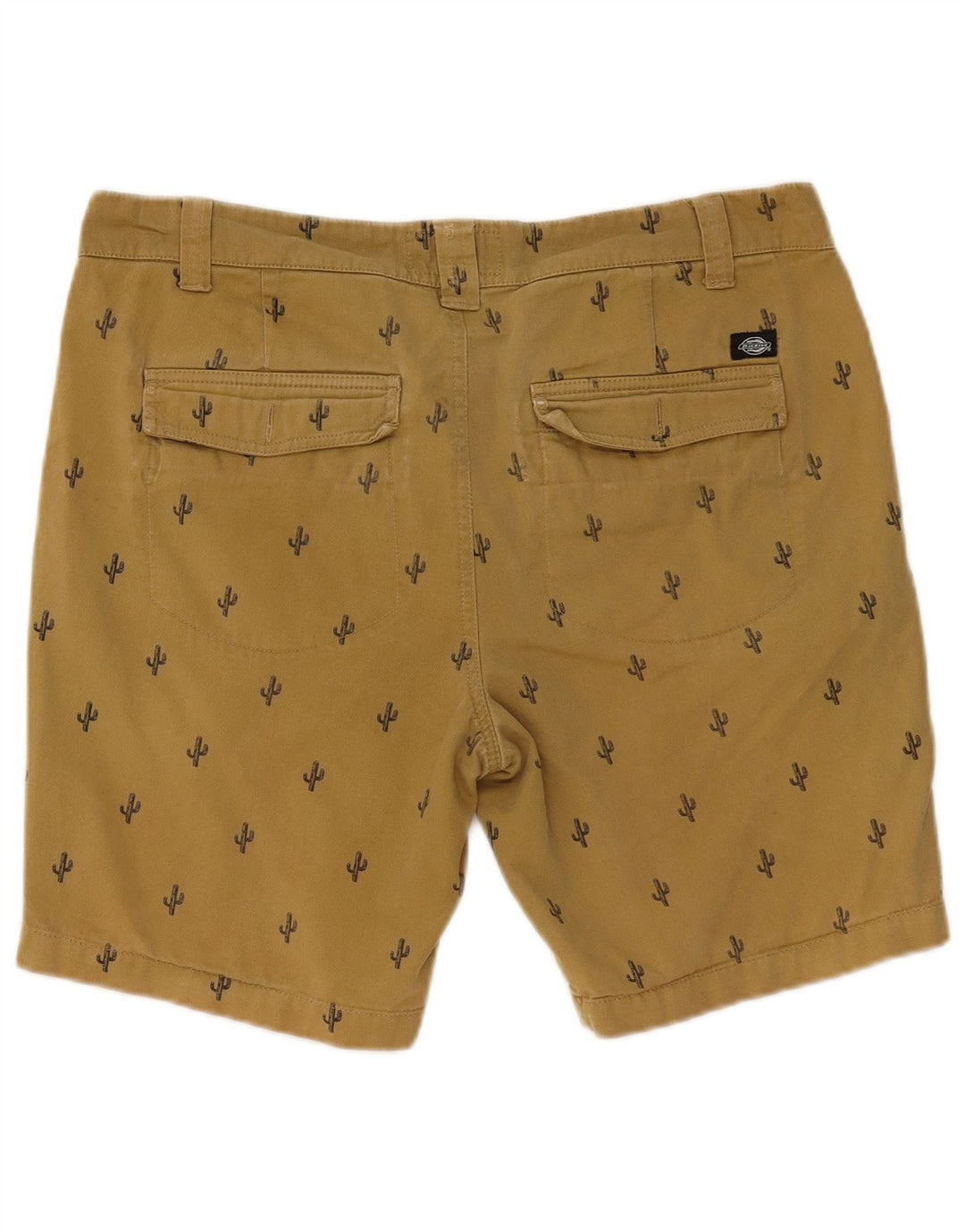 DICKIES Chino-shorts til mænd W34 Stor beige plettet bomuld