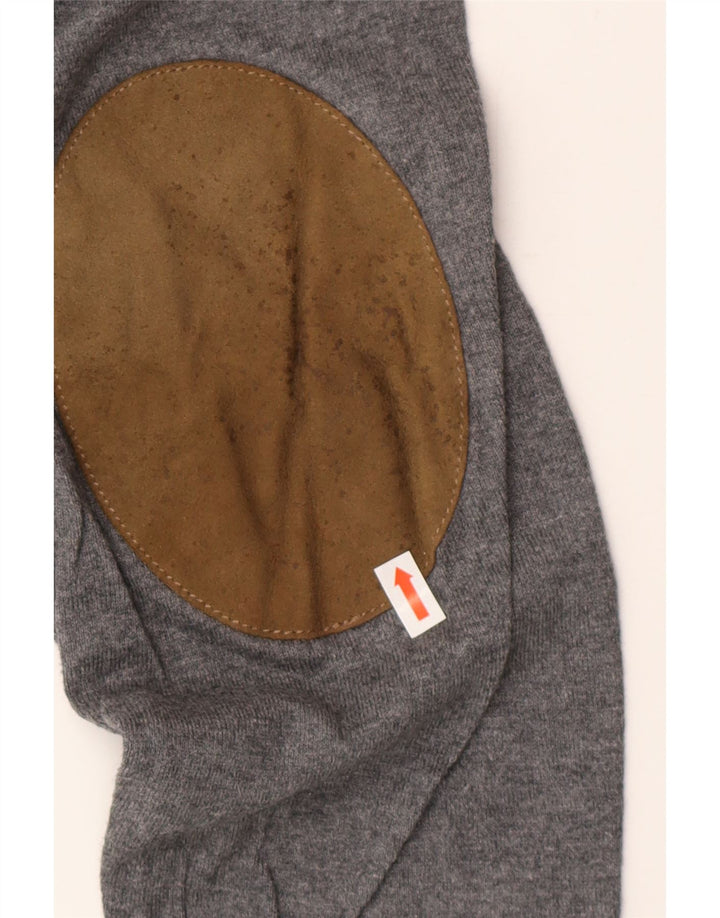 Massimo Dutti Herre V-hals sweater XL Grå Bomuld