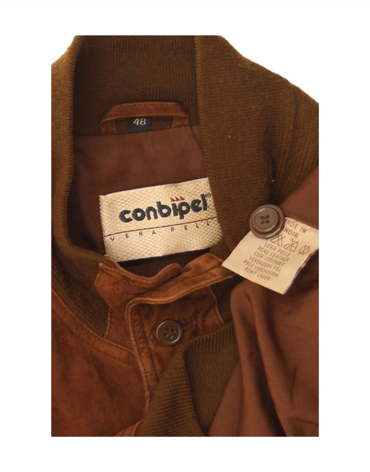 Conbipel Herre Ruskind Bomber Jacket IT 48 Medium Brun Læder