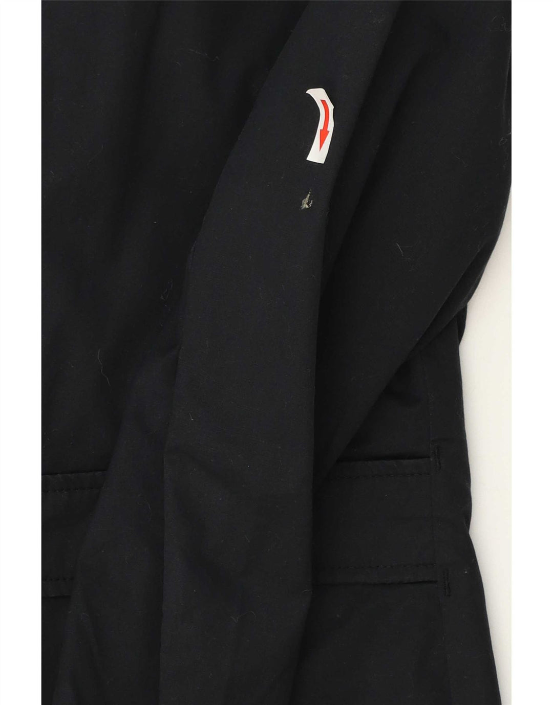 G-Star Herre Double Breasted Trench Coat UK 36 Small Navy Blue