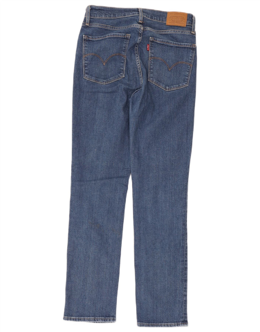Levi's Dame 724 Højtaljede lige jeans W29 L30 Blå Bomuld
