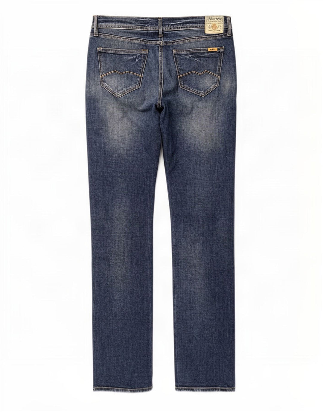 Meltin' Pot Dame Straight Jeans W34 L34 Blå Bomuld