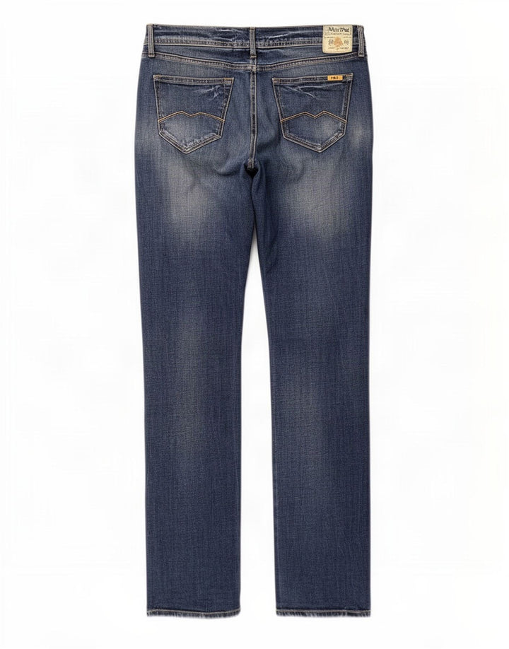 Meltin' Pot Dame Straight Jeans W34 L34 Blå Bomuld