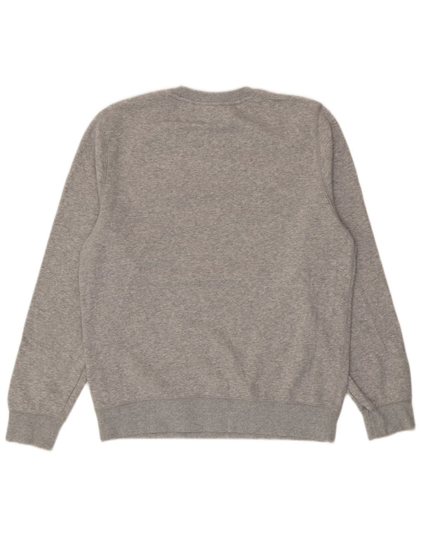 Champion Herre Grafisk Sweatshirt Jumper Large Grå Flecked Camelhair