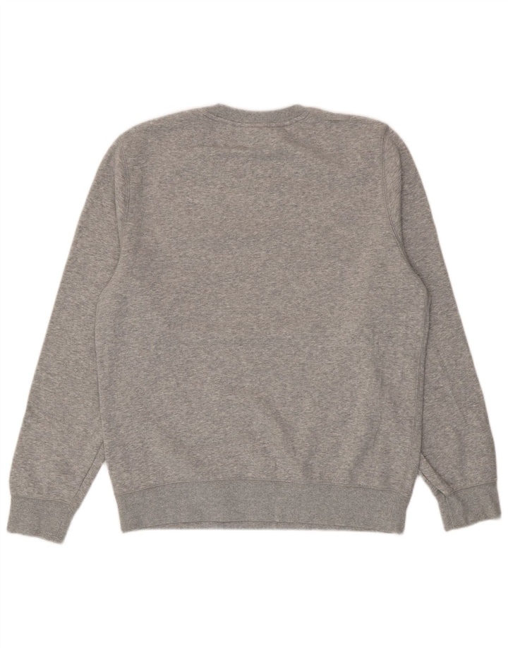 Champion Herre Grafisk Sweatshirt Jumper Large Grå Flecked Camelhair