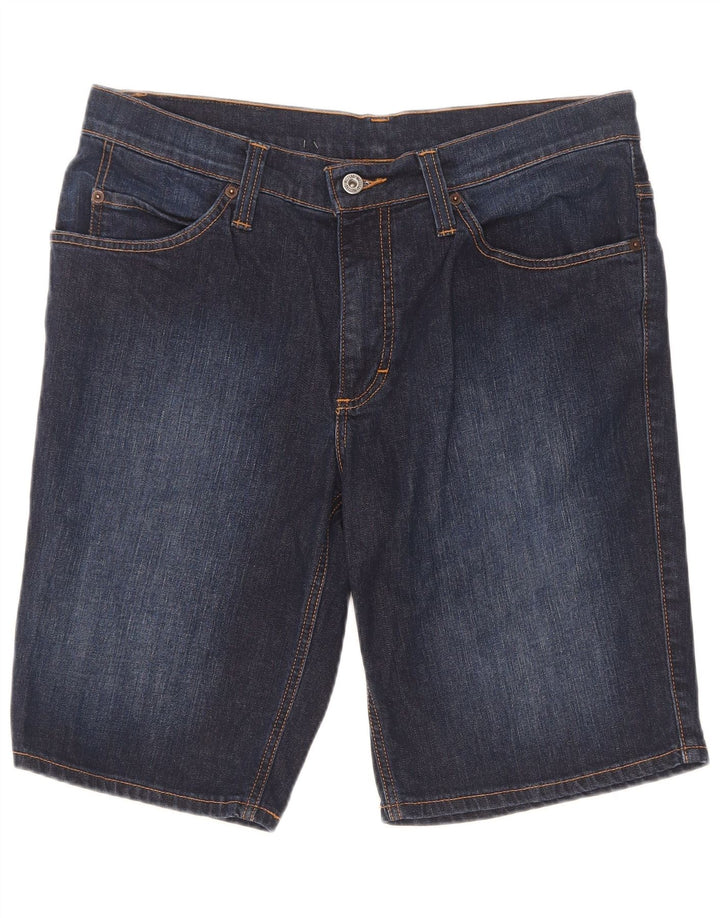 Mustang Herre Denim Shorts W35 Large Navy Blue Bomuld