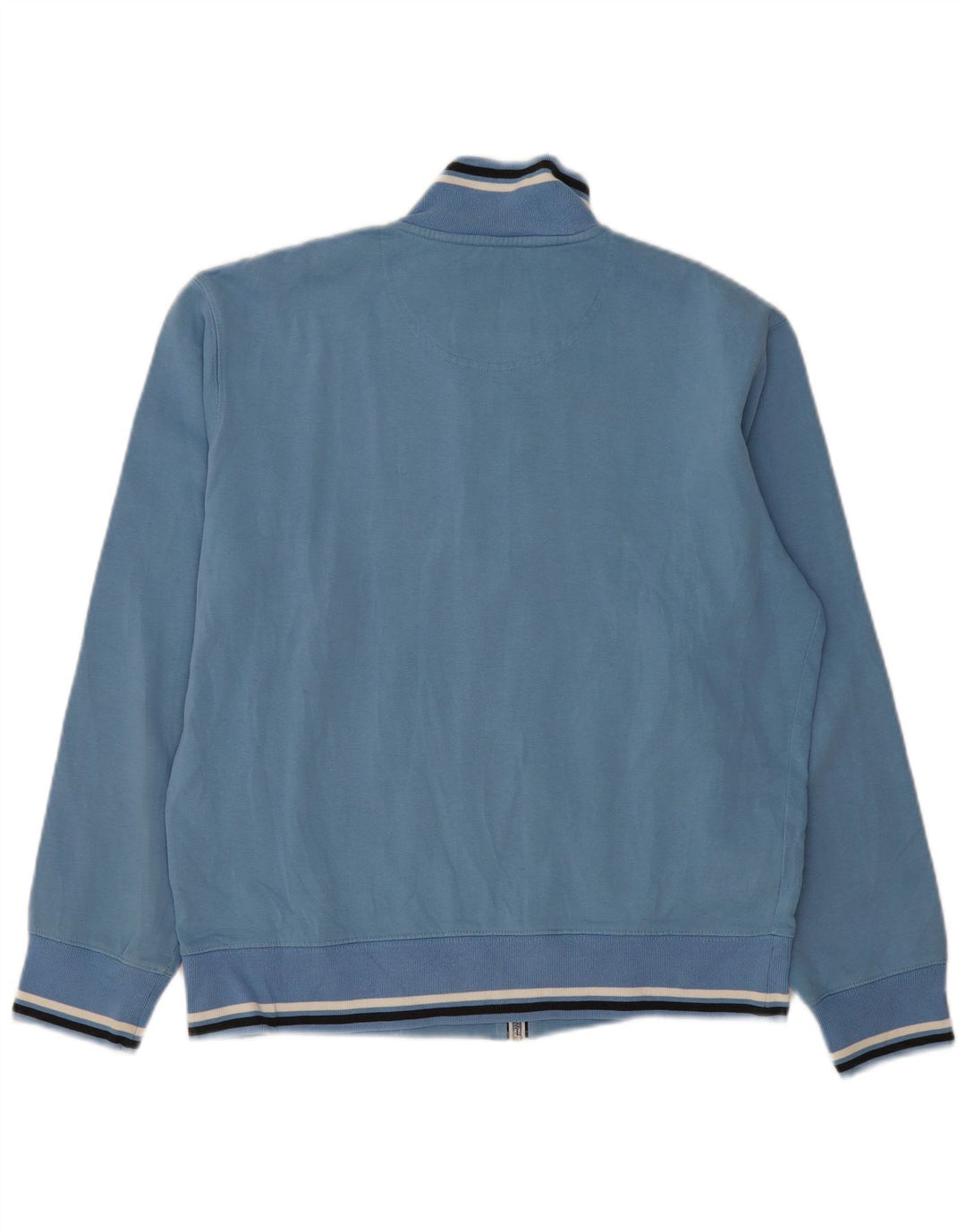 Sergio Tacchini Herre træningsdragt Topjakke Stor blå stribet bomuld